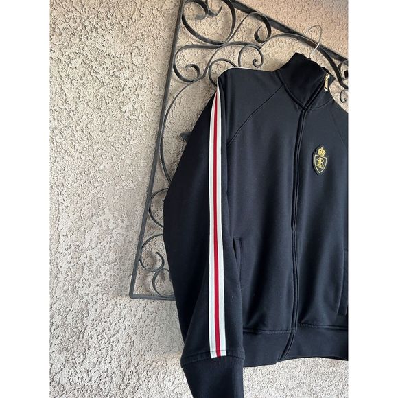 Lauren by ralph lauren track jacket - size small - black - Picture 3 of 7